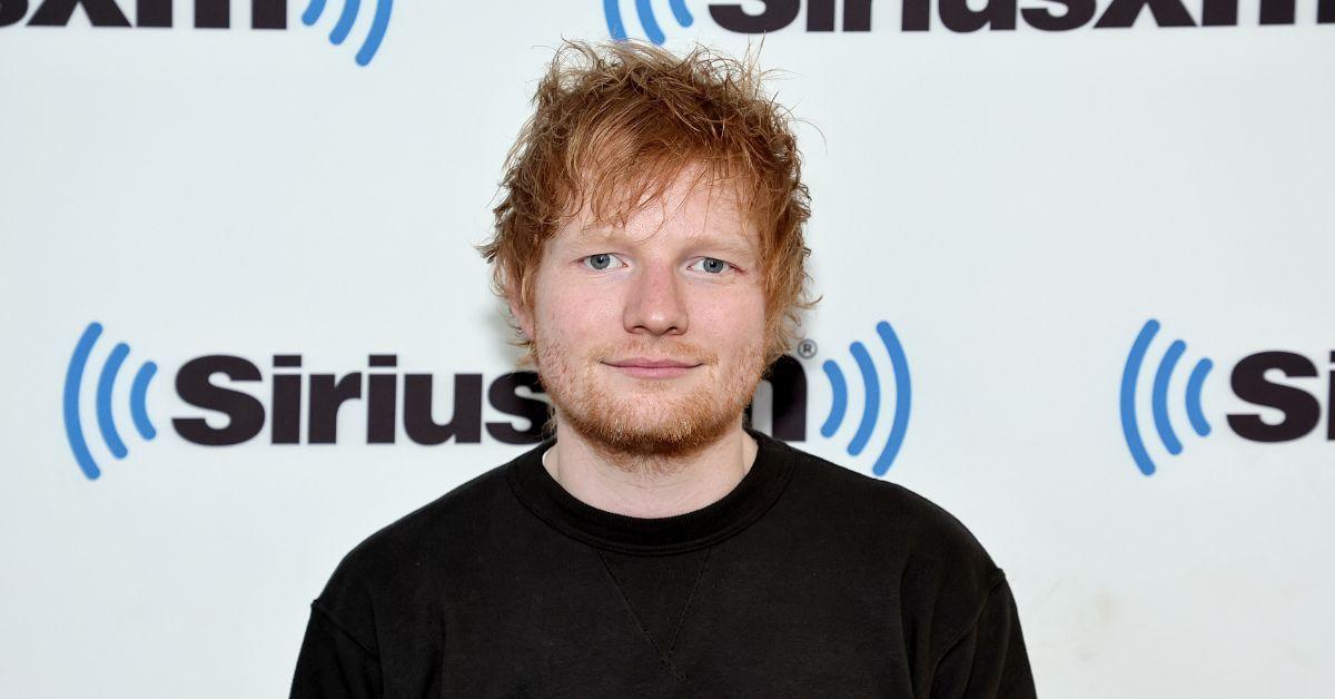 Ed Sheeran visits SiriusXM on October 17, 2022.