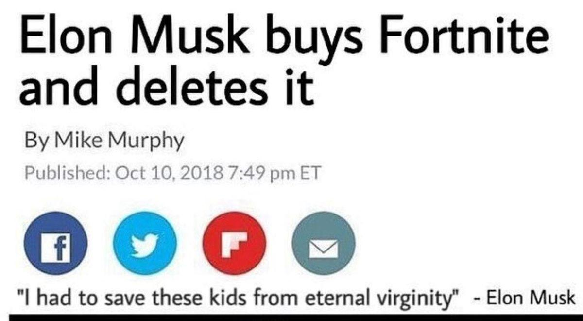 Fortnite elon on sale musk buy