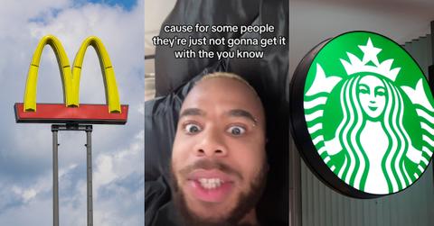 Starbucks and McDonald’s Customers Should Be “Shamed,” Man Says