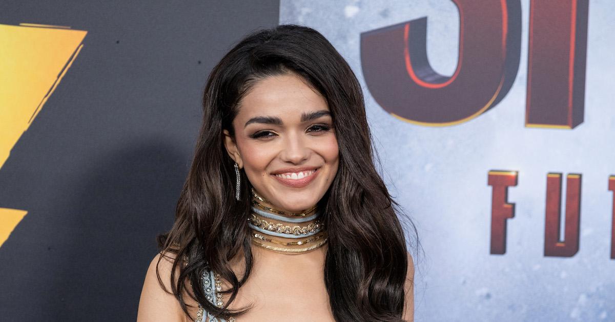 Rachel Zegler attends the Los Angeles Premiere of Warner Bros.' 'Shazam! Fury Of The Gods' at the Regency Village Theatre on March 14, 2023 in Los Angeles