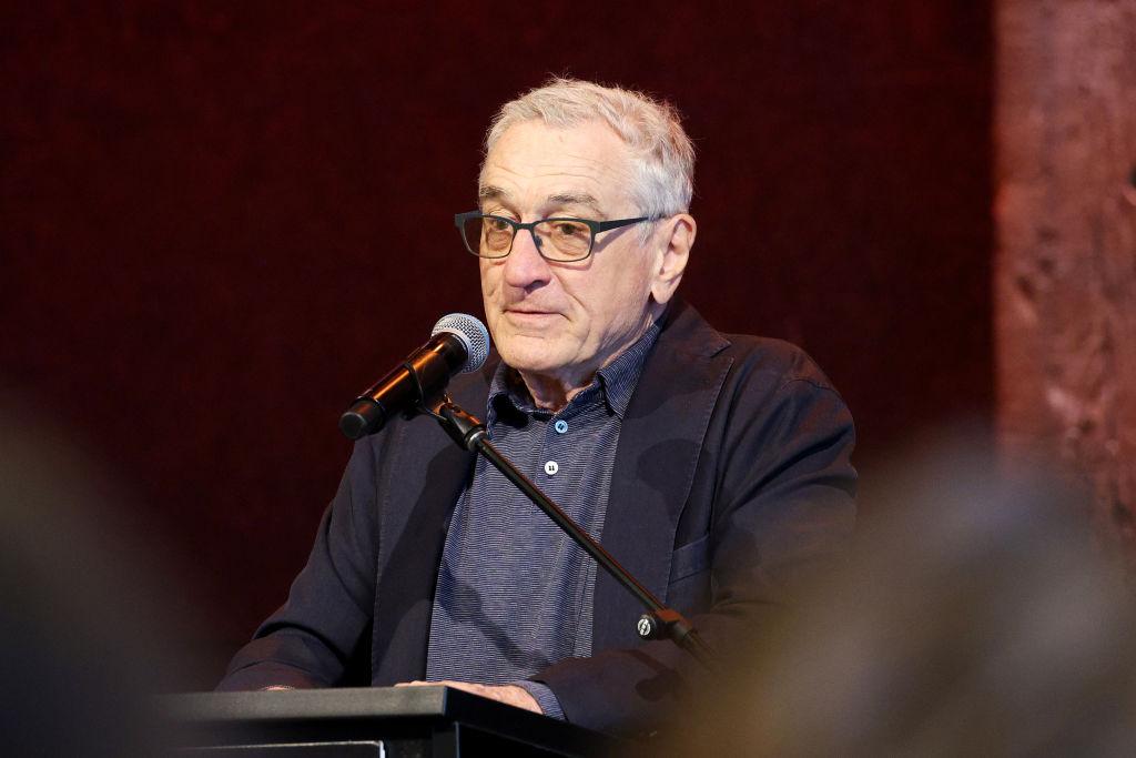 Robert DiNiro speaks on stage during The Canva Director's Brunch at City Winery