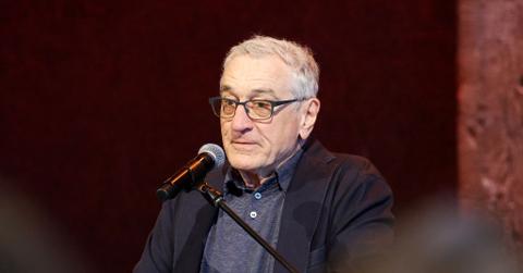 Robert DiNiro speaks on stage during The Canva Director's Brunch at City Winery