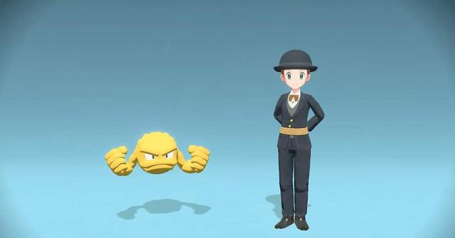 Shiny Geodude in 'Pokémon Legends: Arceus'