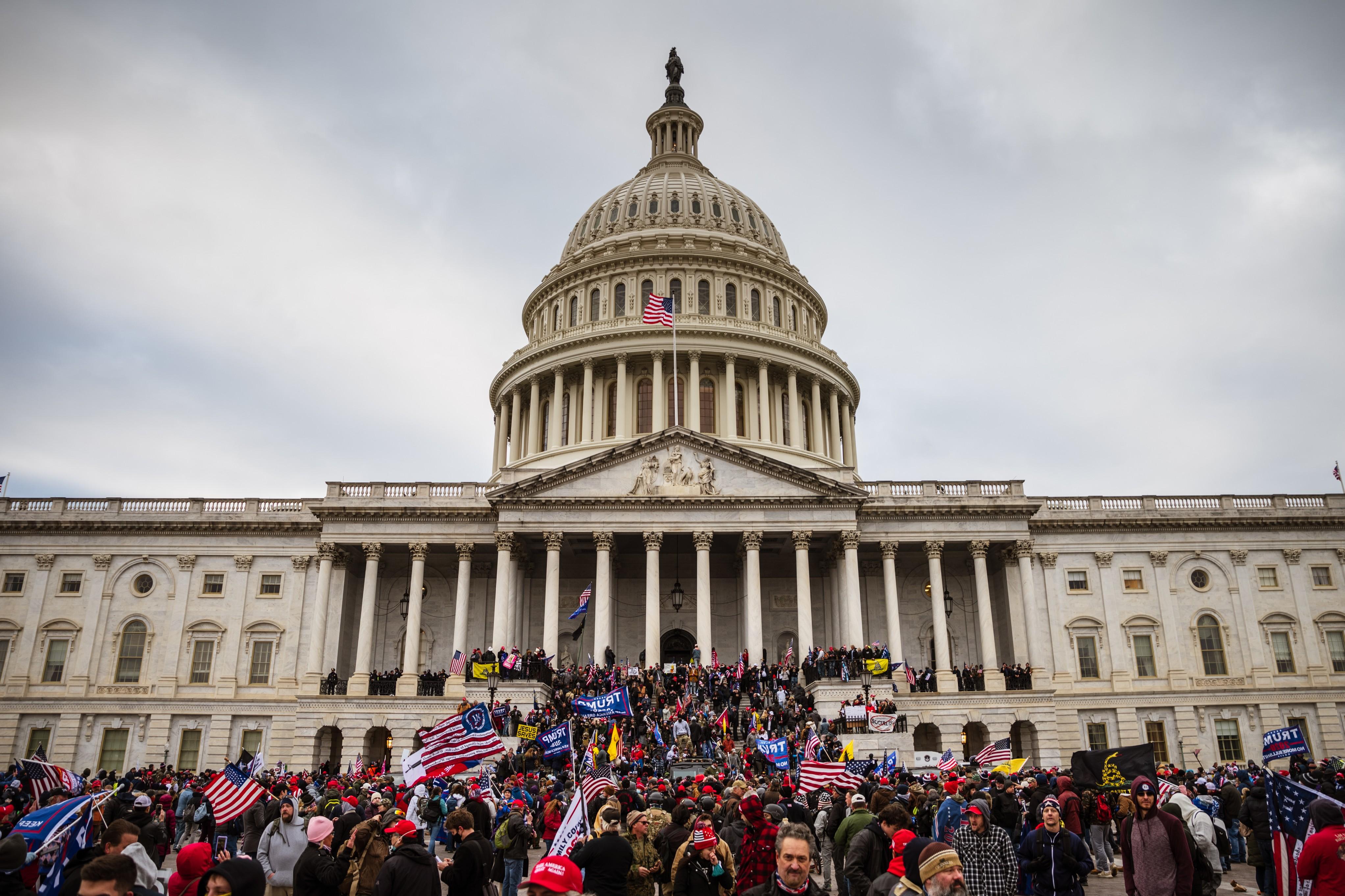 The U.S. Capitol building was raided on Jan. 6, 2021.