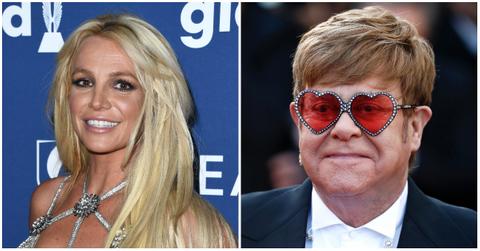 Britney Spears and Elton John