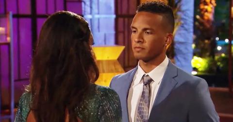 Brandon Jones talking to Michelle Young on 'The Bachelorette'.