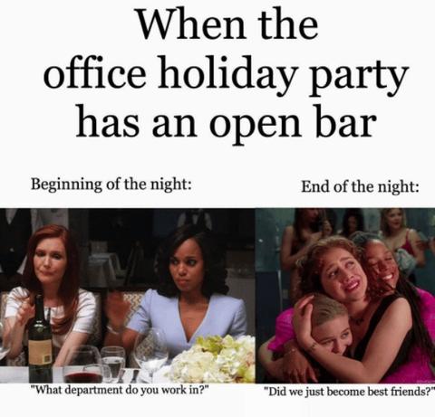 Office Holiday Party Memes and Tweets That Capture the Vibe of ...