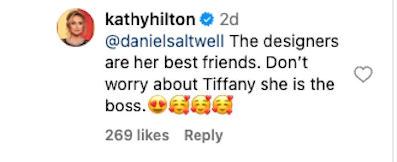 kathy hilton response tiffany haddish