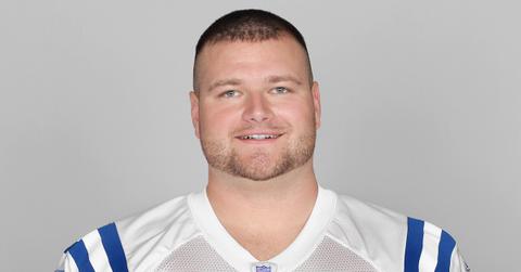 Matt Ulrich wearing an Indianapolis Colts.