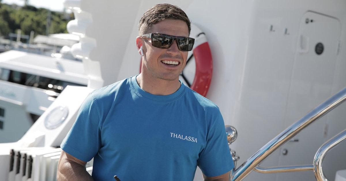 Culver Bradbury on board M/Y Thalassa.