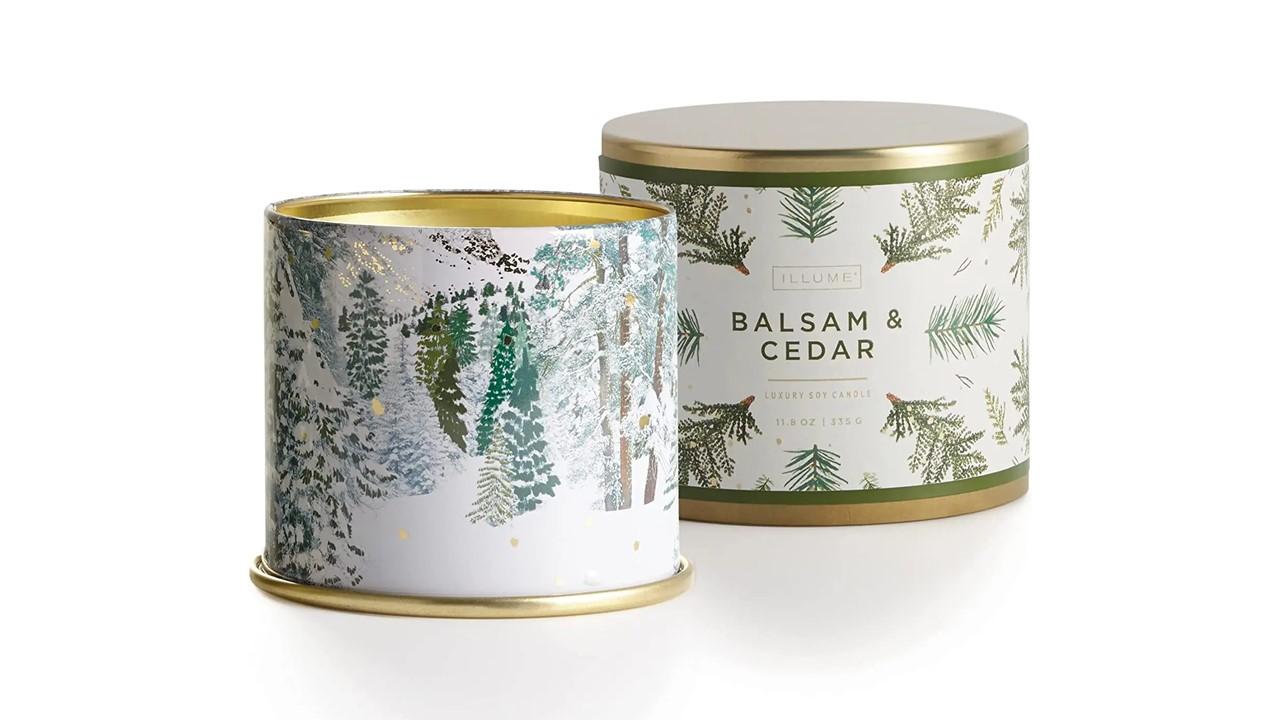 ILLUME Noble Holiday Balsam & Cedar Soy Candle