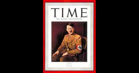 The Time cover featuring Adolf Hitler in 1938.