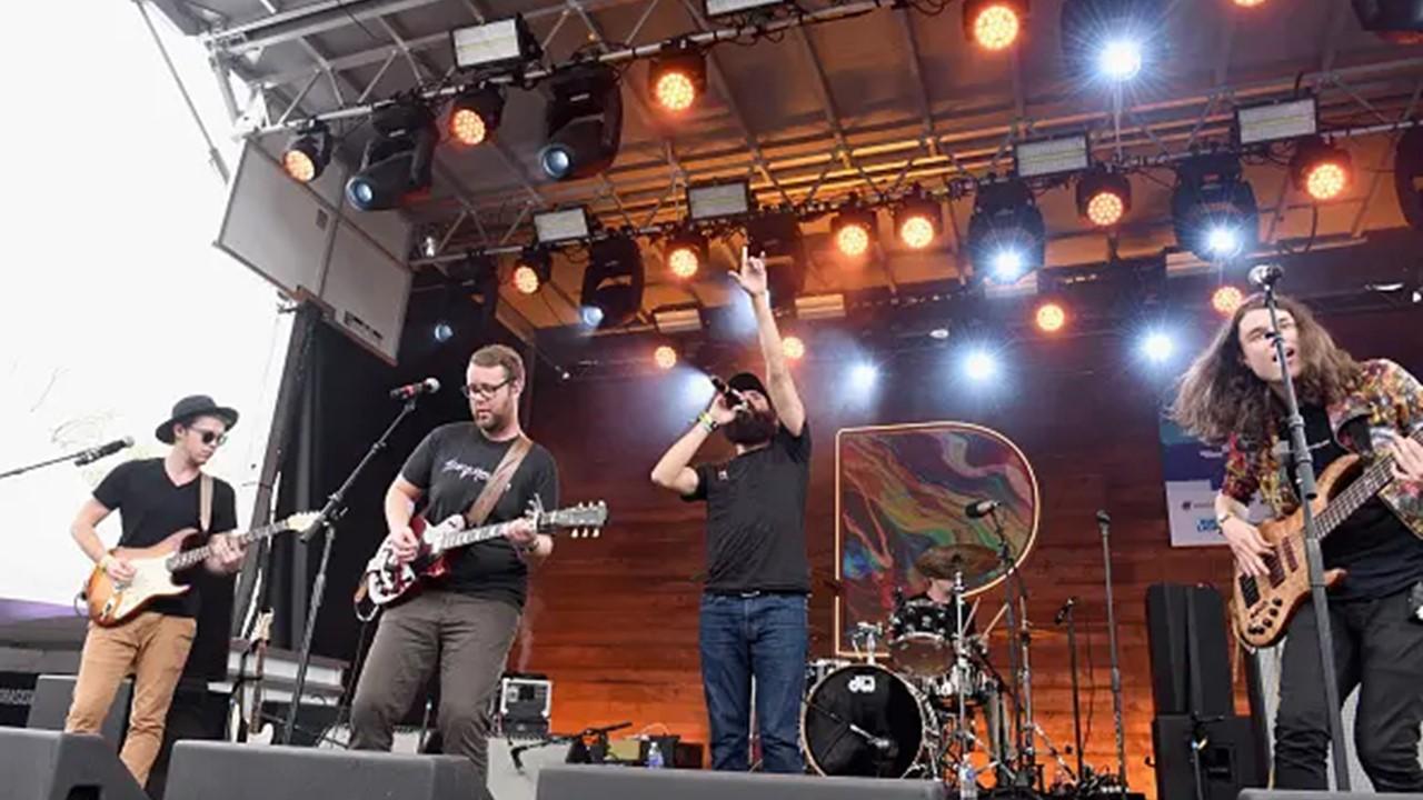 Rainbow Kitten Surprise performs onstage during Pandora at SXSW