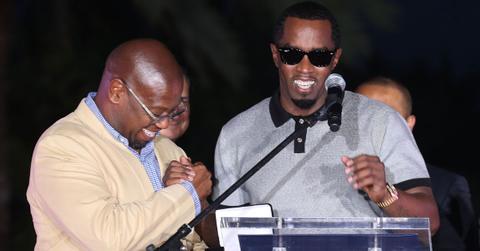 (l-r): Andre Harrell and Diddy