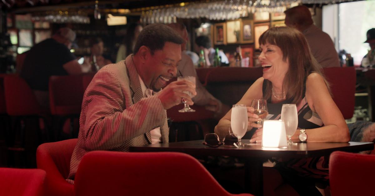 Dwight and Pam on a dinner date in Episode 4 of 'The Later Daters.'