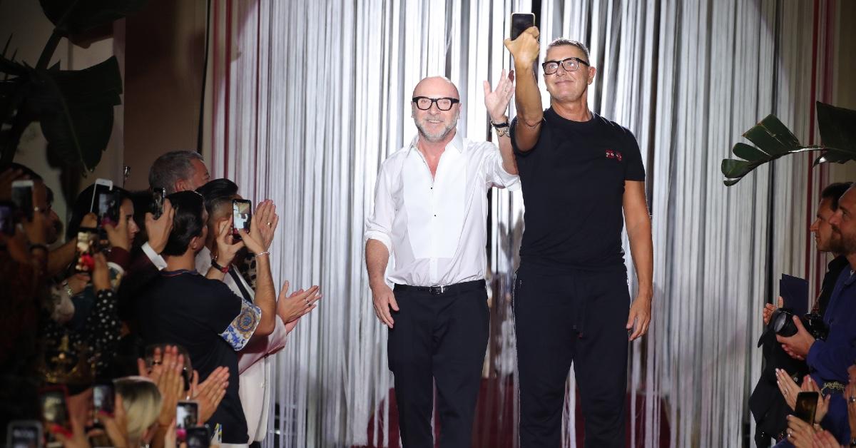 (L-R): Domenico Dolce and Stefano Gabbana.