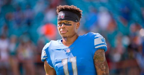 Marvin Jones Jr. at a game with the Miami Dolphins.