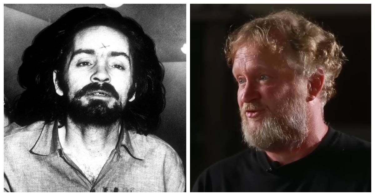 Charles Manson and his biological son, Michael Brunner