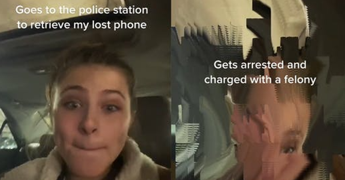 Tiktok User Hit With Felony After Going To Police Station For Lost Phone