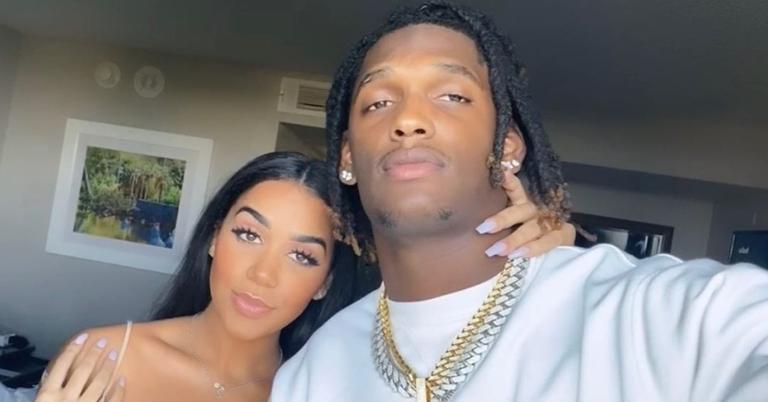 CeeDee Lamb's Girlfriend Snatches Phone During Draft in Viral Video