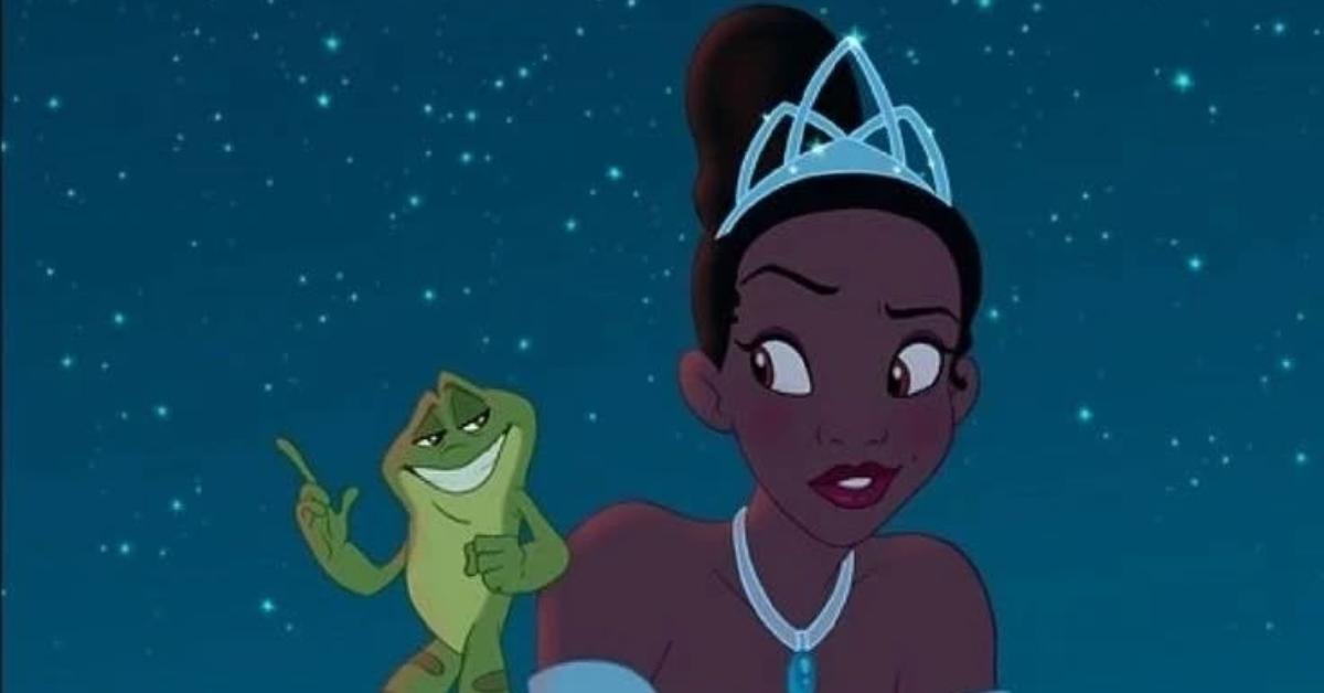 (l-r): The frog and Princess Tiana in 'Princess and the Frog'