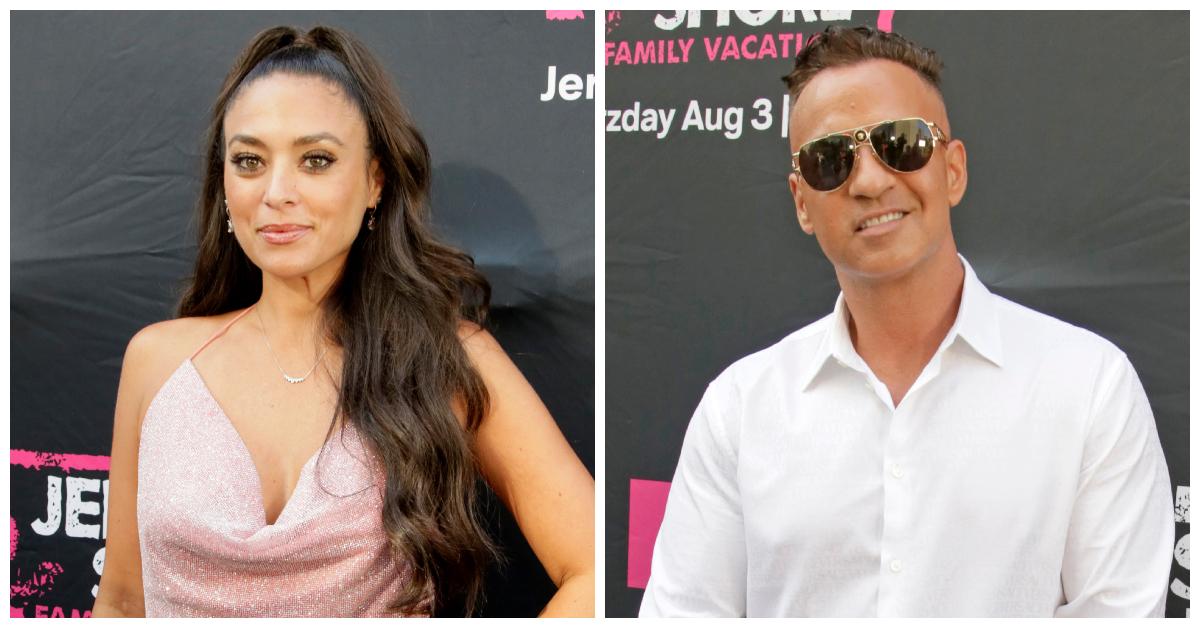 Sammi and Mike at the 'Jersey Shore: Family Vacation' premiere.