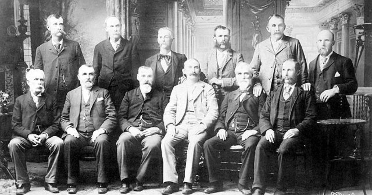 Lizzie Borden's jury from her murder trial.