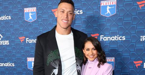 Aaron Judge and his wife, Samantha