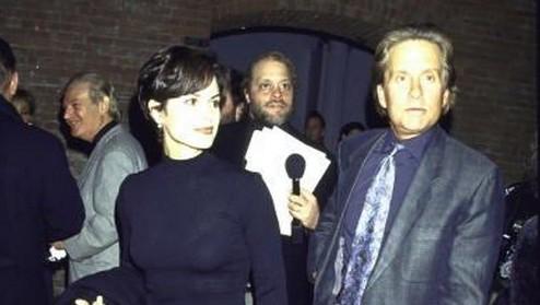 Elizabeth Vargas with Michael Douglas