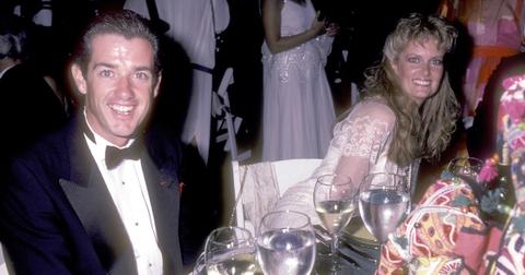 Doug Sheehan with his wife at a polo event in 1985.