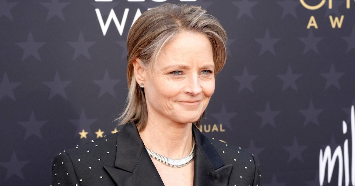 Jodie Foster attends the 29th Annual Critics Choice Awards at Barker Hangar on Jan. 14, 2024, in Santa Monica, Calif.