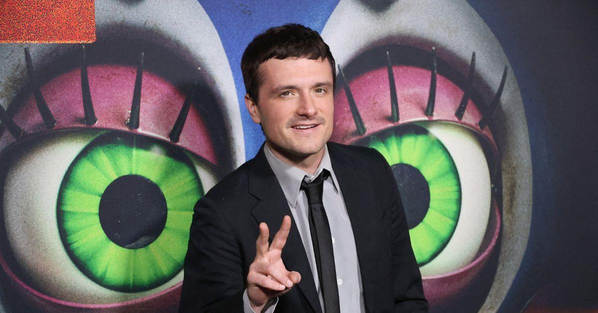 Josh Hutcherson at the premiere of 'Five Nights at Freddies 2.' 