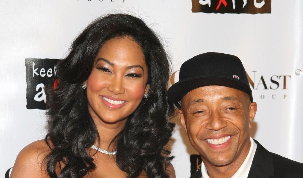Kimora Lee Simmons and Russell Simmons on the red carpet