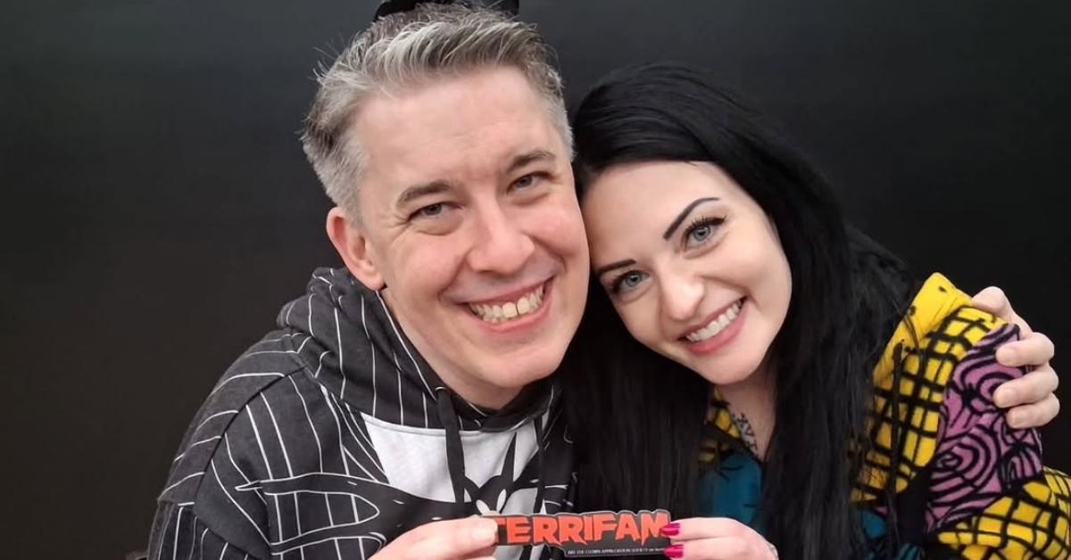 David Howard Thornton and his fiancé at a convention.