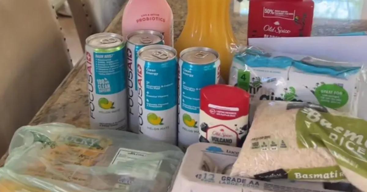 Guy's viral video shows off how little he got after spending $100 on groceries.