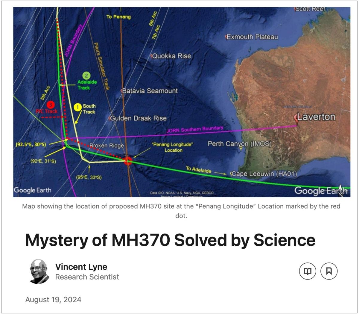 missing mh370 flight hiding place per australian research scientist vincent lyne