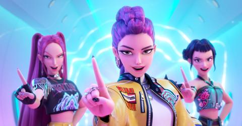 'KPop Demon Hunters' Rumi, Mira and Zoey