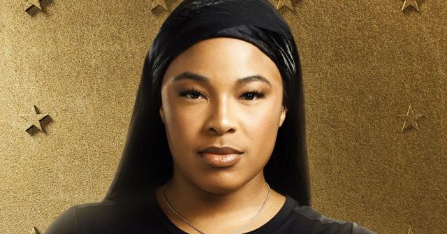 kam williams wearing a headband in promo photo for the challenge all-stars season 4