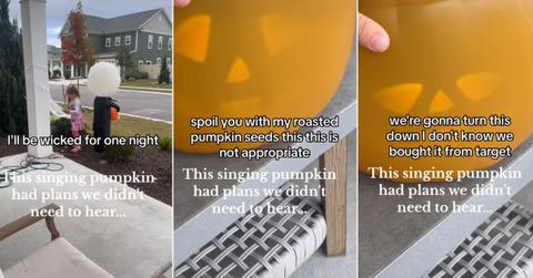 A singing pumpkin's inappropriate song