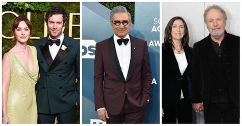 (L-R) Leighton Meester, Adam Brody, Eugene Levy, Janice Crystal, and Billy Crystal.