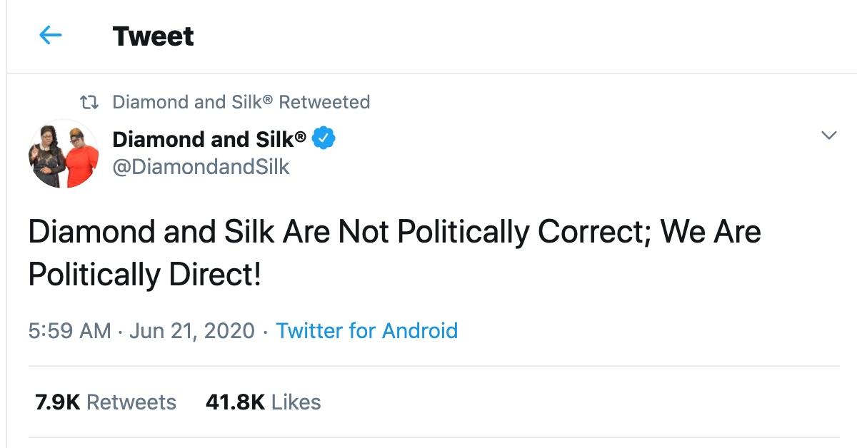 what happened to diamond and silk on fox news