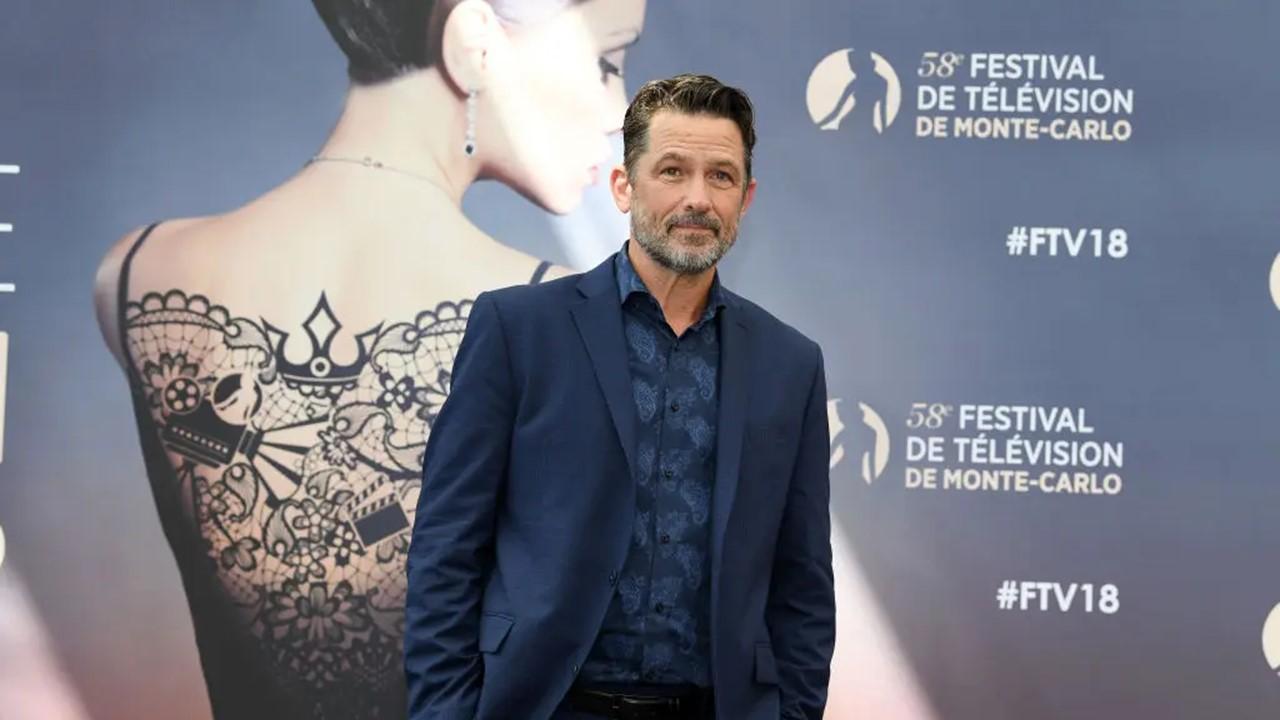 Billy Campbell in a blue suit during the 58th Monte Carlo TV Festival