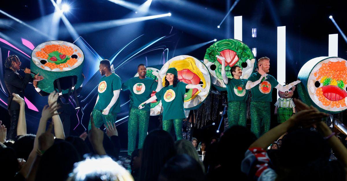 California Roll is revealed to be Pentatonix on 'The Masked Singer'