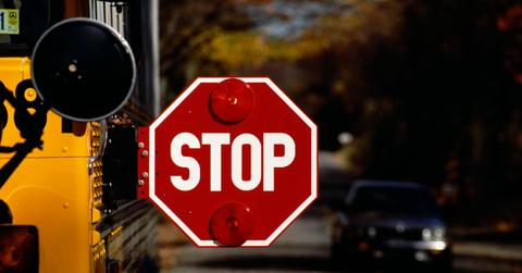 School Bus Stop Sign