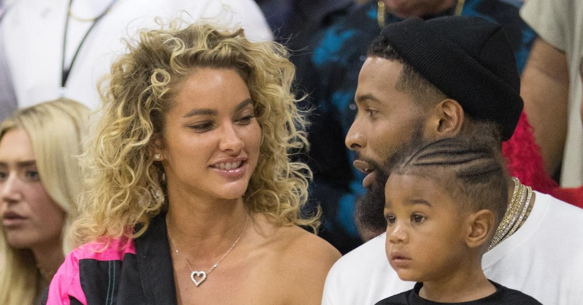 Polyxeni Ferfeli, Odell Beckham Jr, and Odell's son