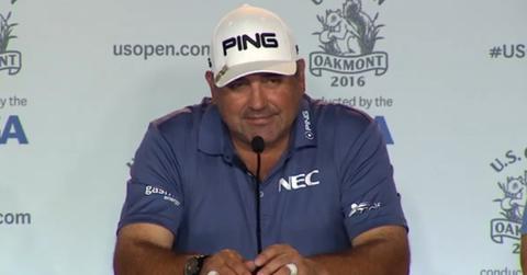Argentine professional golfer Ángel Cabrera in 2016.