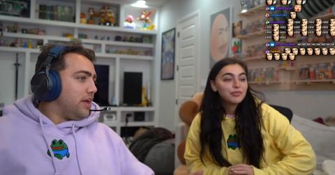 Mizkif and Emily on a Twitch stream.
