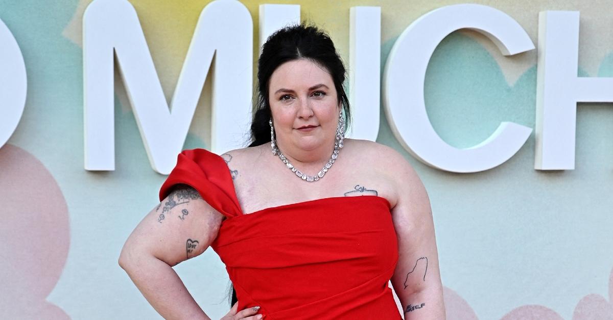 Lena Dunham at the 'Too Much' premiere.