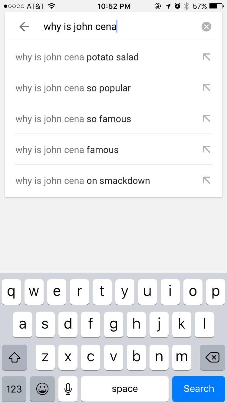 why is john cena potato salad