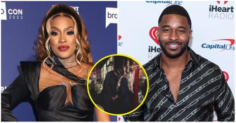 (l-r): Drew Sidora, a photo of Drew and Ty Young, and Ralph Pittman